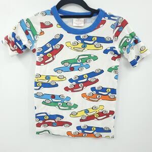 Hanna Anderson Blue Cars Pajama Top 10